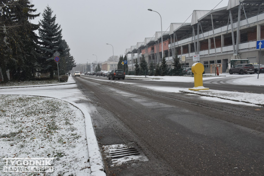 Opady śniegu w Tarnobrzegu