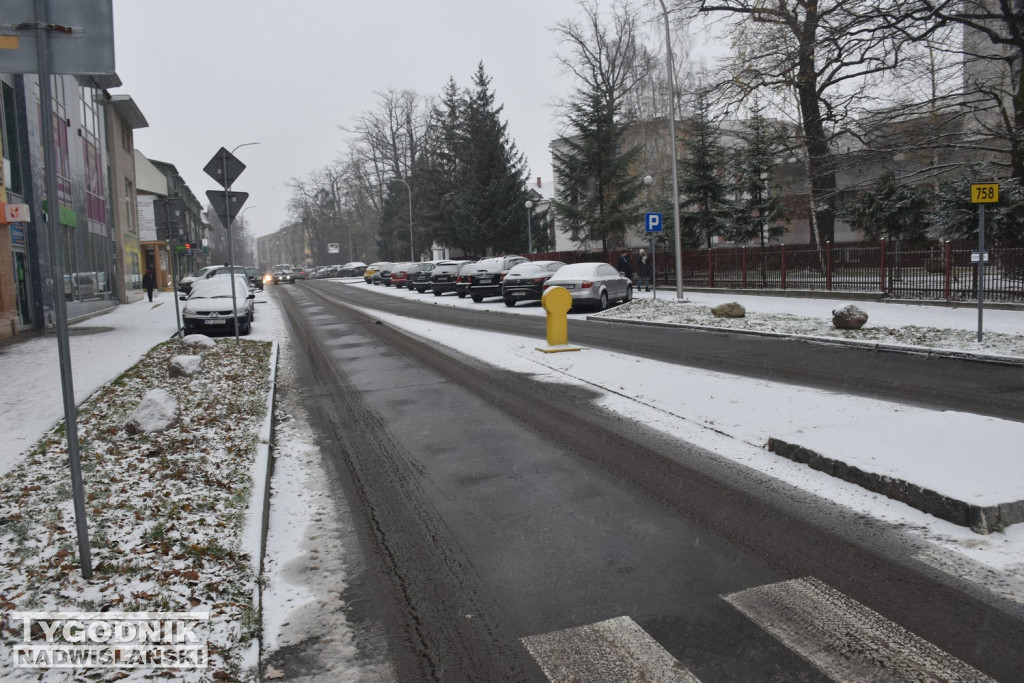 Opady śniegu w Tarnobrzegu