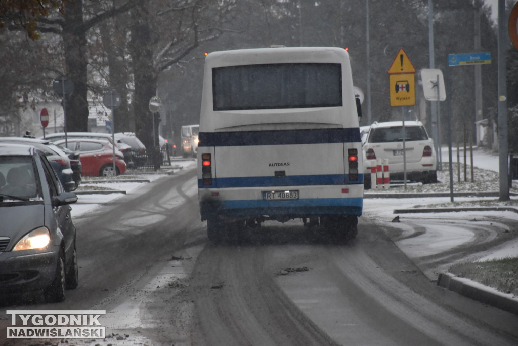 Opady śniegu w Tarnobrzegu