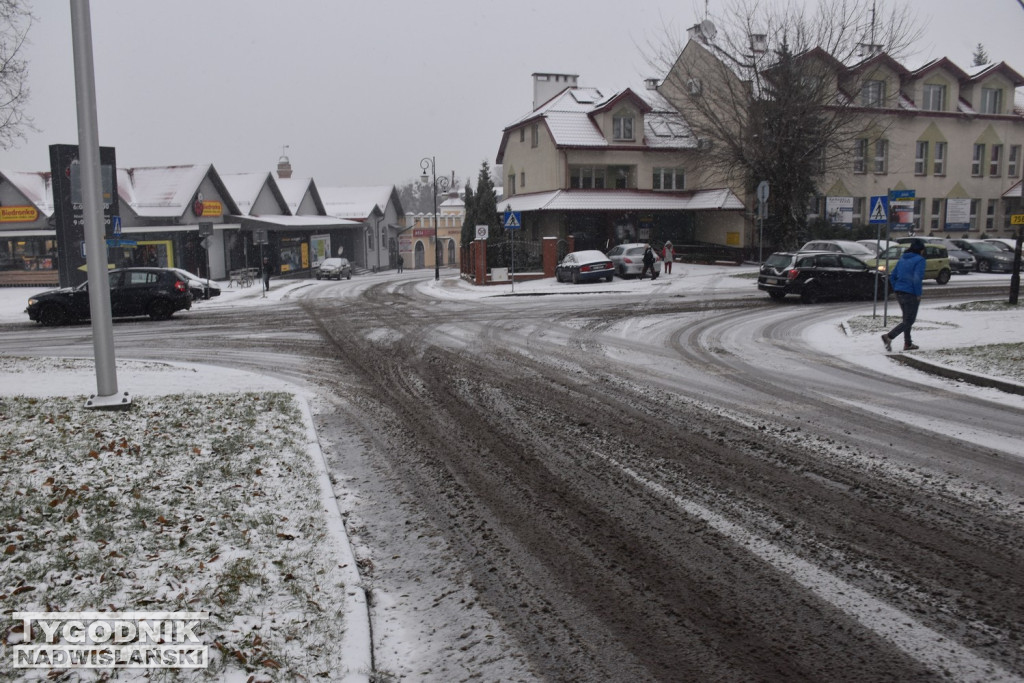 Opady śniegu w Tarnobrzegu