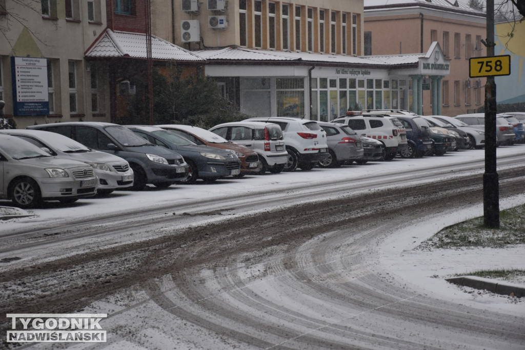 Opady śniegu w Tarnobrzegu