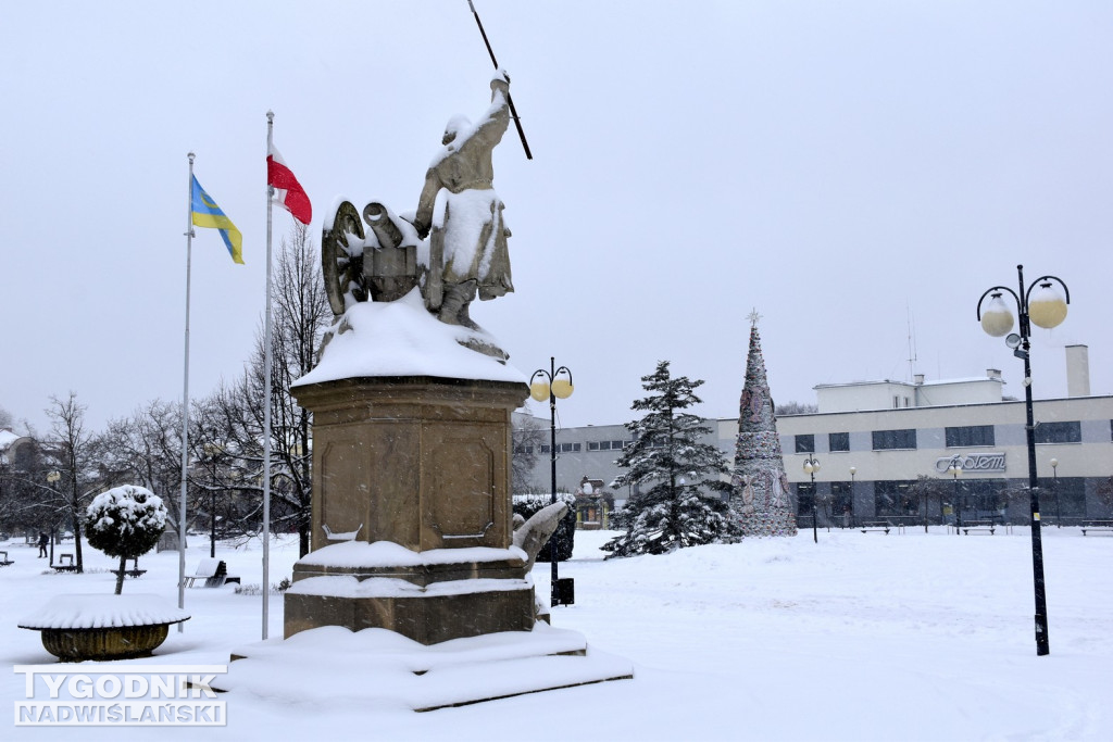 Zimowy Tarnobrzeg - pierwszy prawdziwy atak zimy