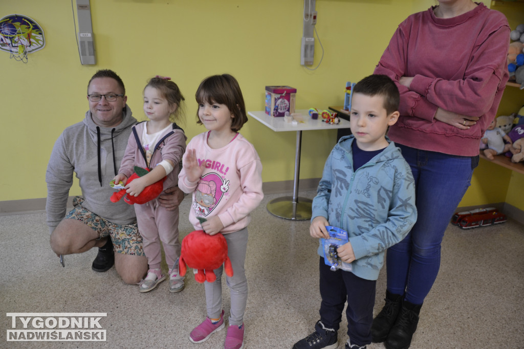 Mikołaj  w tarnobrzeskim szpitalu