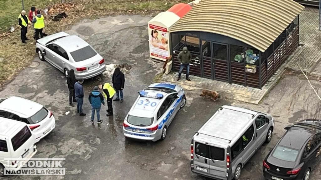 Policja na osiedlu Serbinów