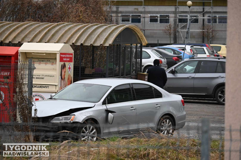 Policja na osiedlu Serbinów