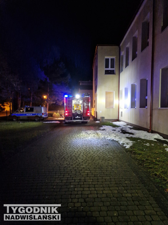 Pożar szkoły w Grębowie