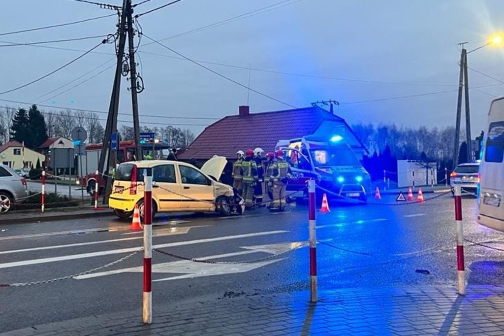 Wypadek w Gorzycach