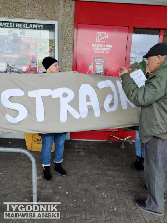 Strajk ostrzegawczy w Kauflandach