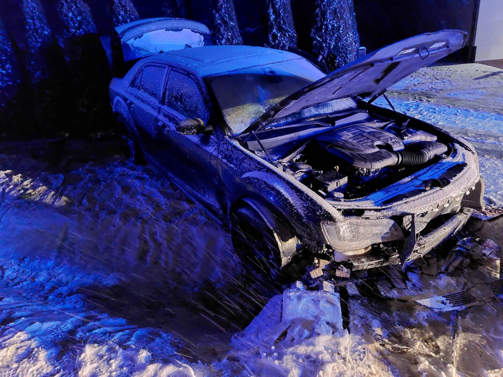 Wypadek w Złotej w gminie Samborzec