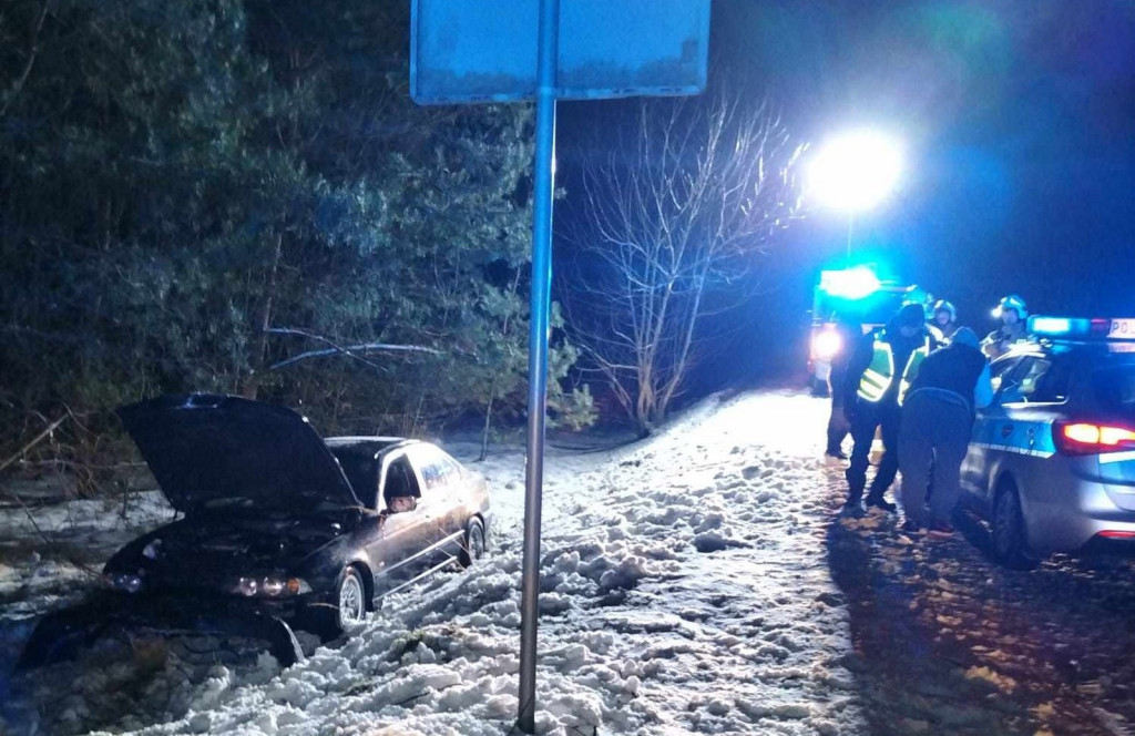 W powiecie staszowskim sarna wybiegła pod auto