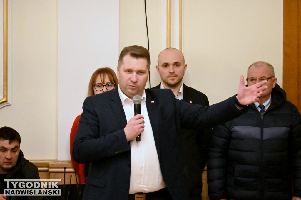 Poseł Przemysław Czarnek w Tarnobrzegu