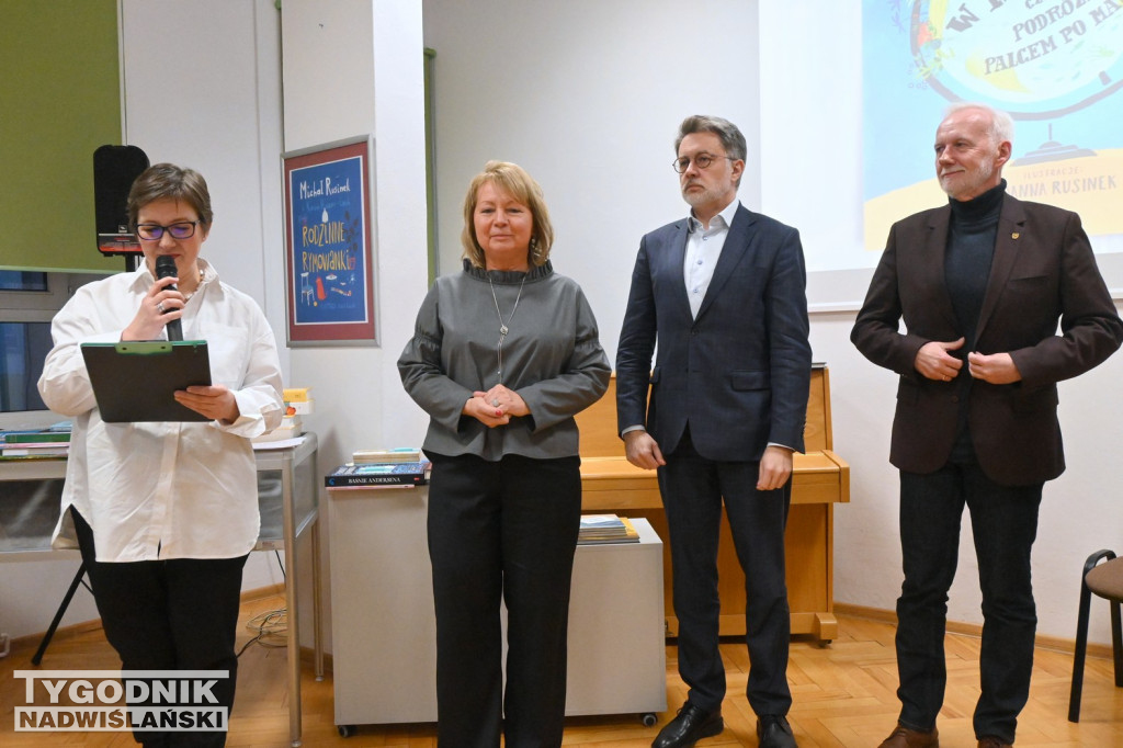 Spotkanie z Michałem Rusinkiem w tarnobrzeskiej bibliotece