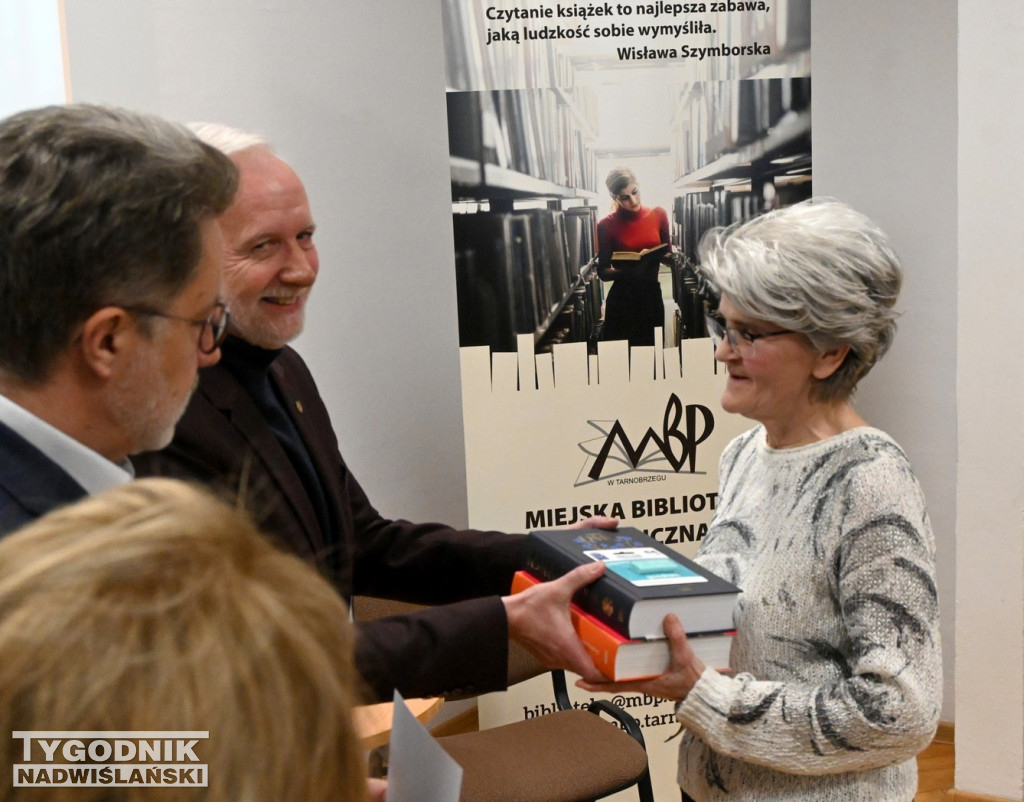 Spotkanie z Michałem Rusinkiem w tarnobrzeskiej bibliotece