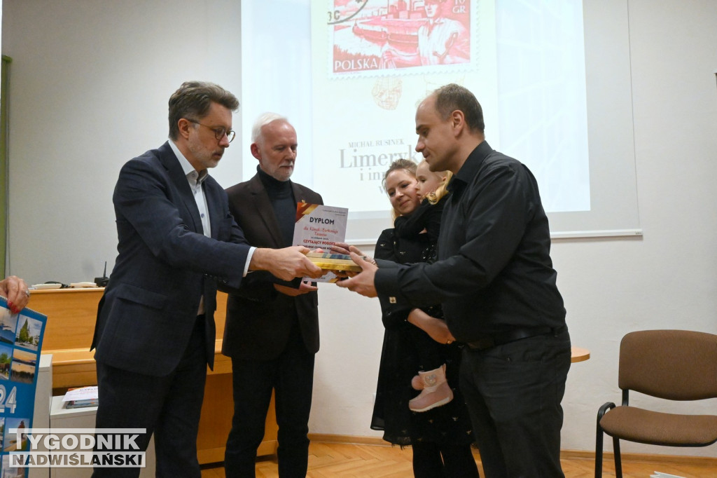 Spotkanie z Michałem Rusinkiem w tarnobrzeskiej bibliotece