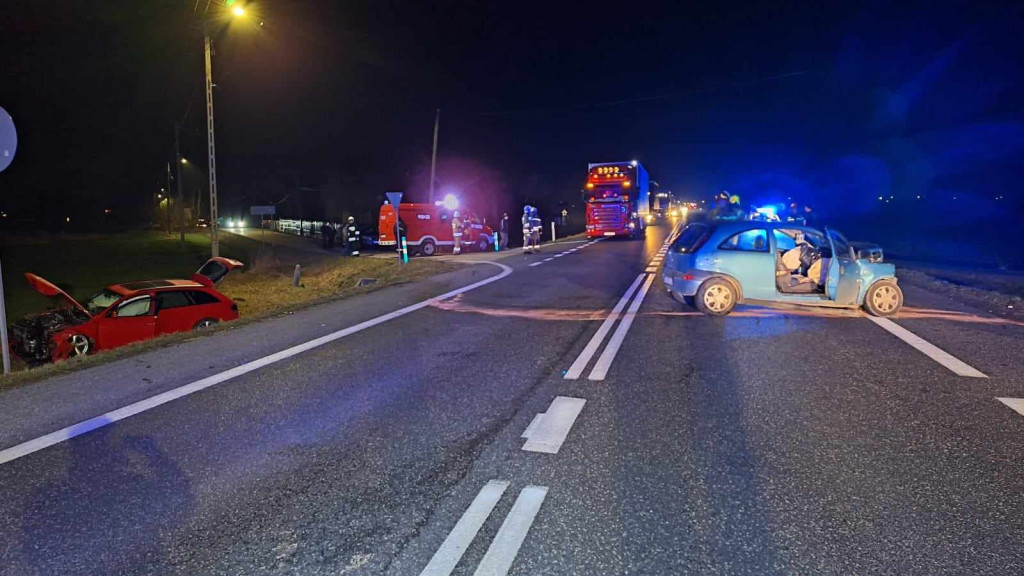 Wypadek na DK9 we Włostowie