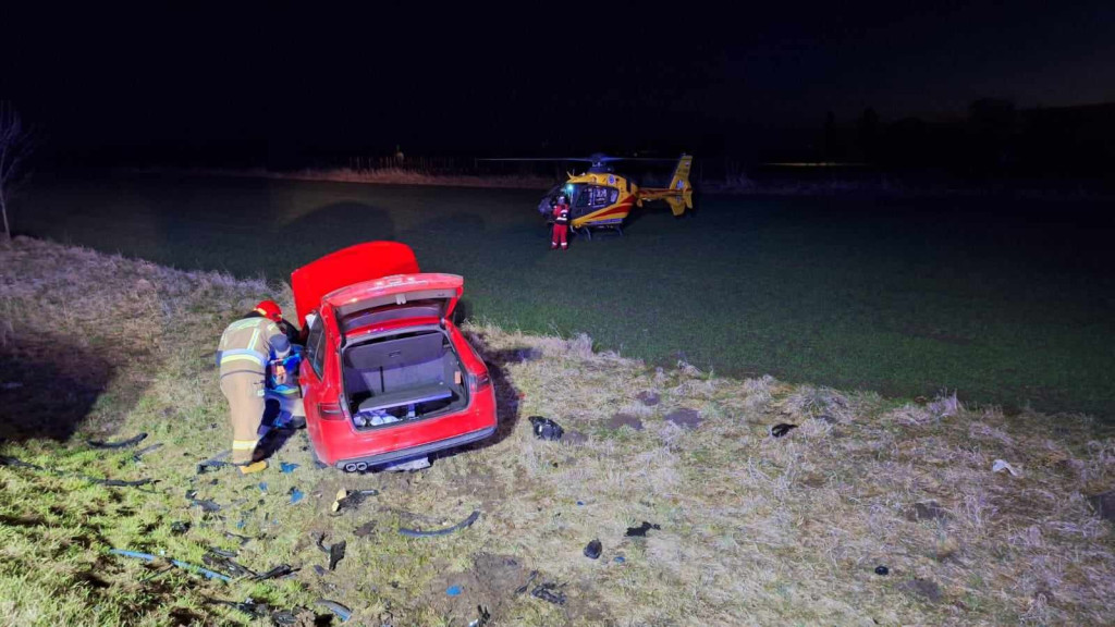 Wypadek na DK9 we Włostowie