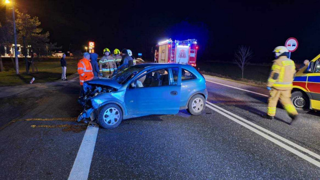 Wypadek na DK9 we Włostowie