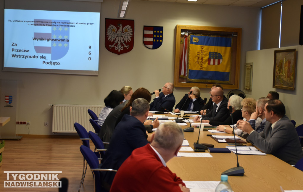 Sesja Radu Powiatu Sandomierskiego 19.02.2024