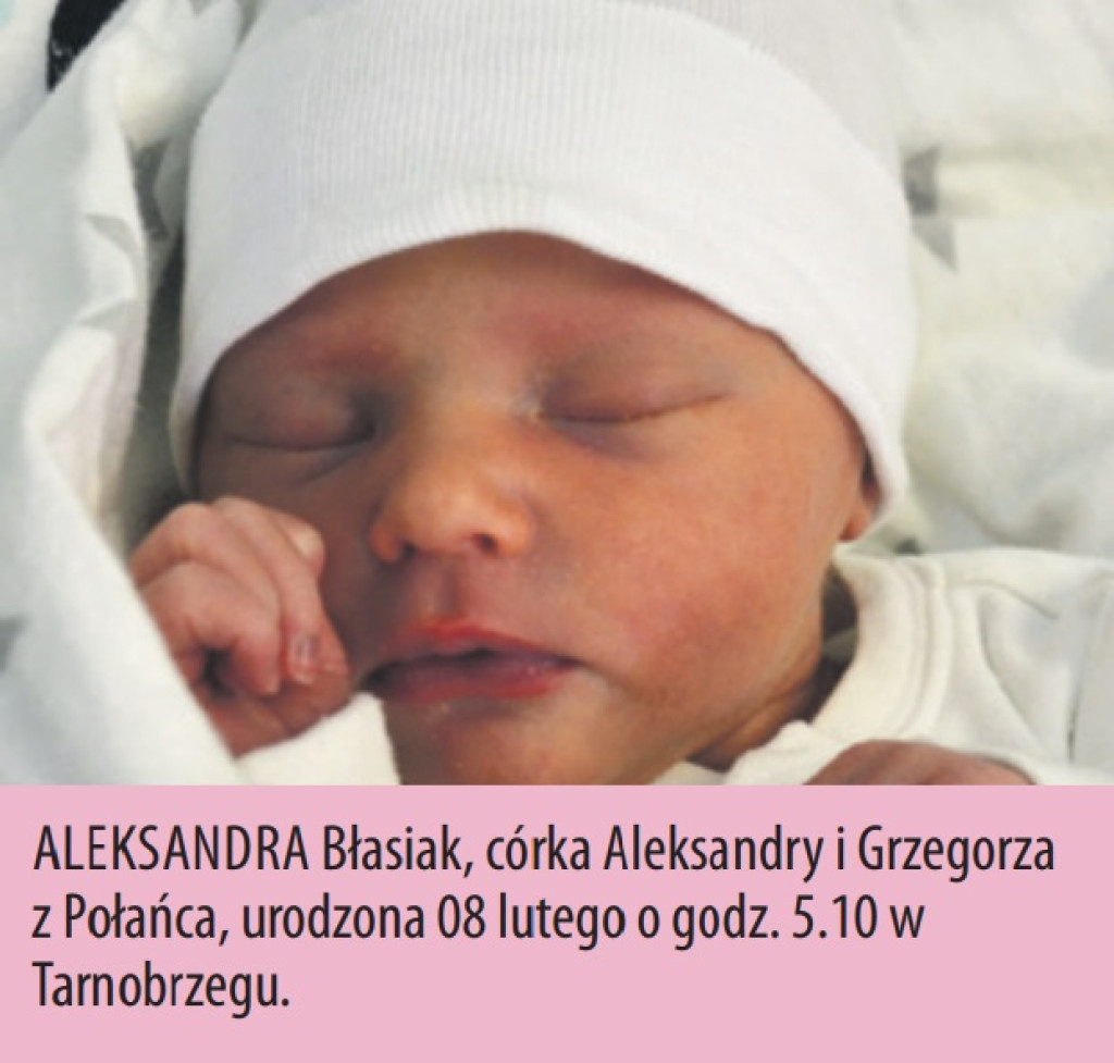 Zdjęcia dzieci urodzonych w naszych szpitalach