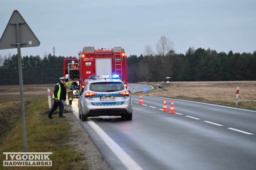 Grożny wypadek w Jeziórku