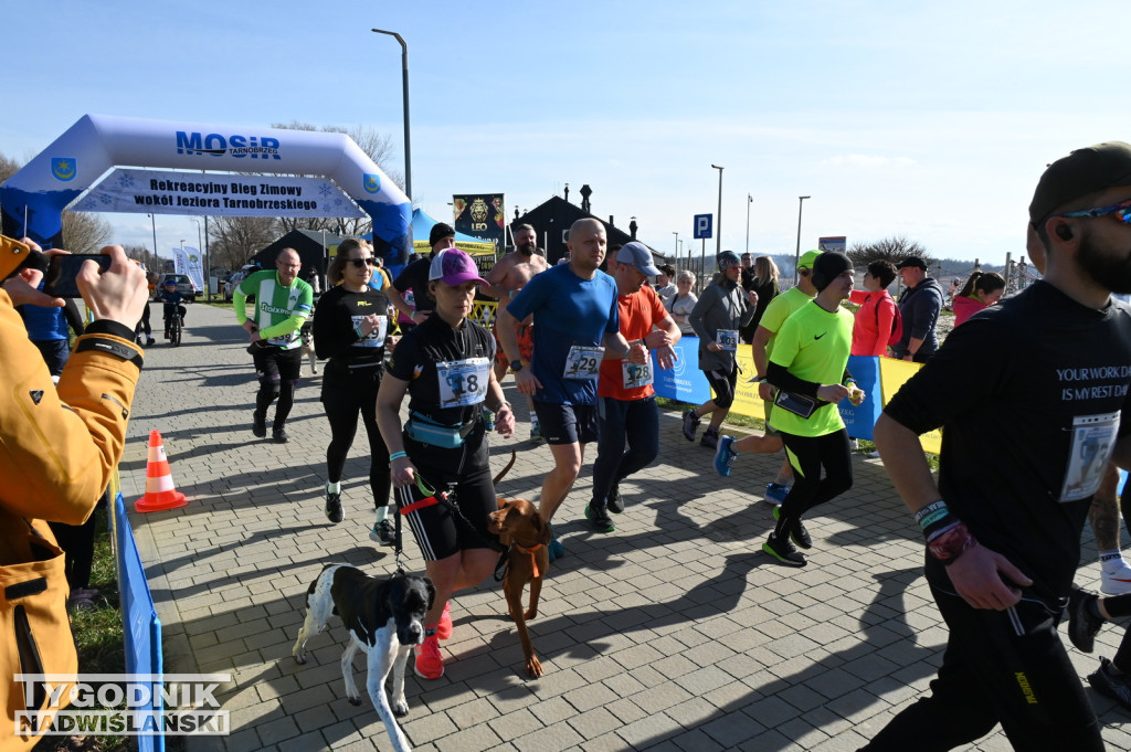 Zimowy bieg i Yeti Run nad Jeziorem Tarnobrzeskim