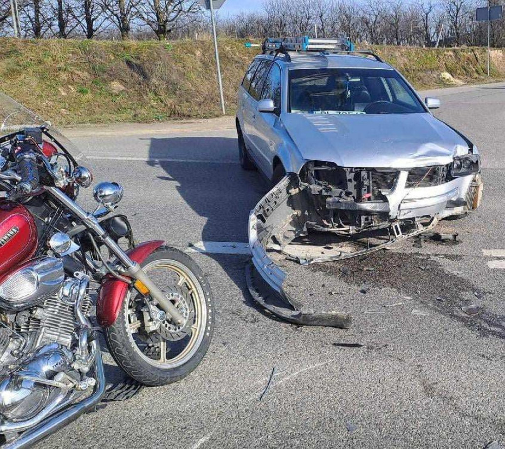 Wypadek na DK9 w Pęchowie