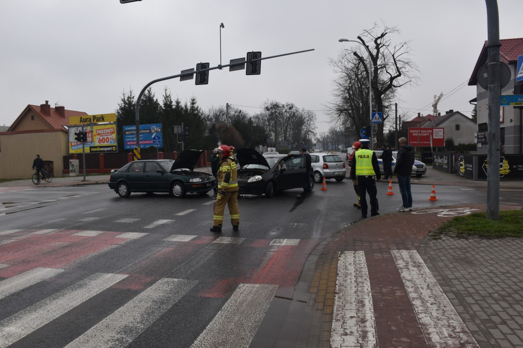Wypadek na ul. Sienkiewicza w Tarnobrzegu