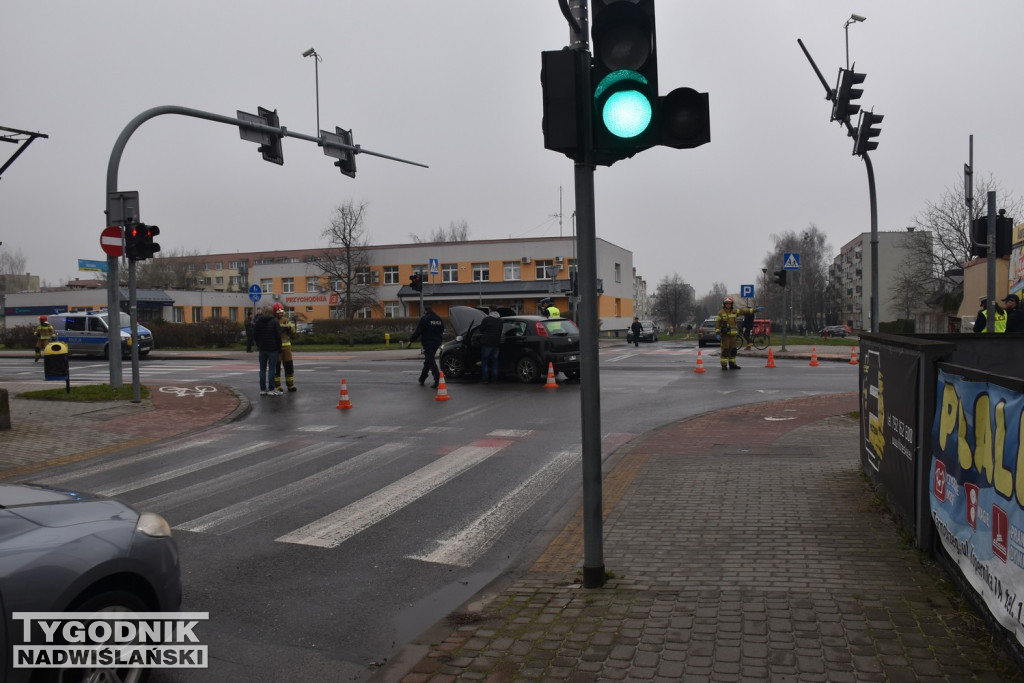 Wypadek na ul. Sienkiewicza w Tarnobrzegu