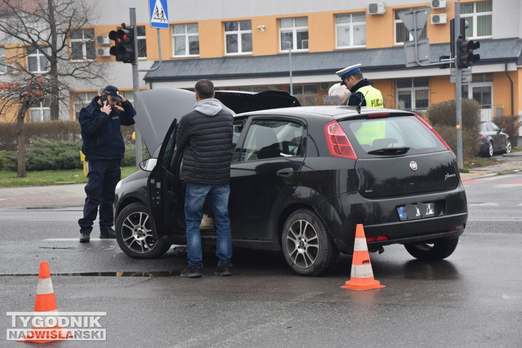 Wypadek na ul. Sienkiewicza w Tarnobrzegu
