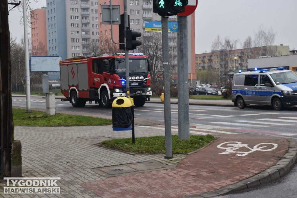 Wypadek na ul. Sienkiewicza w Tarnobrzegu
