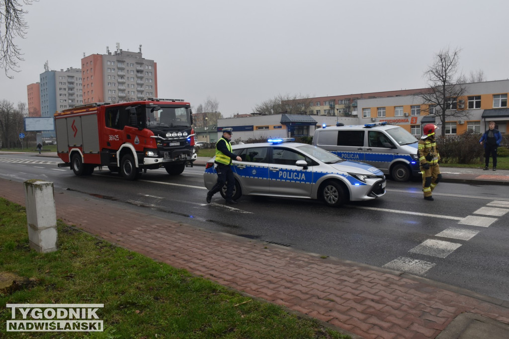 Wypadek na ul. Sienkiewicza w Tarnobrzegu