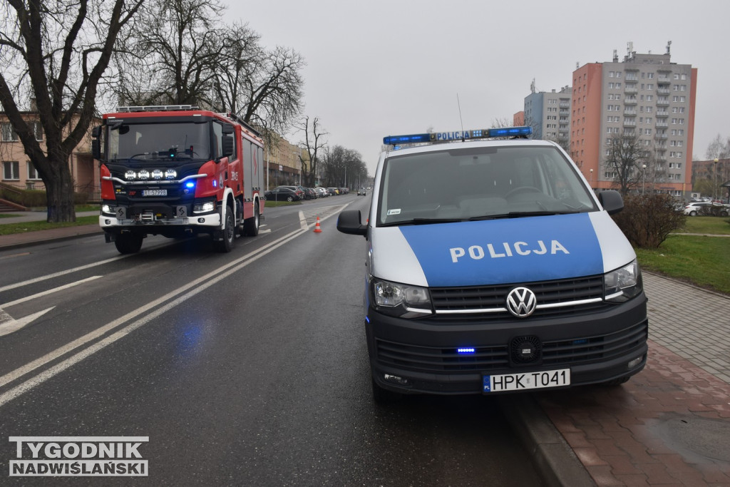 Wypadek na ul. Sienkiewicza w Tarnobrzegu