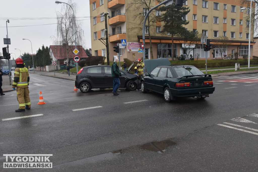 Wypadek na ul. Sienkiewicza w Tarnobrzegu