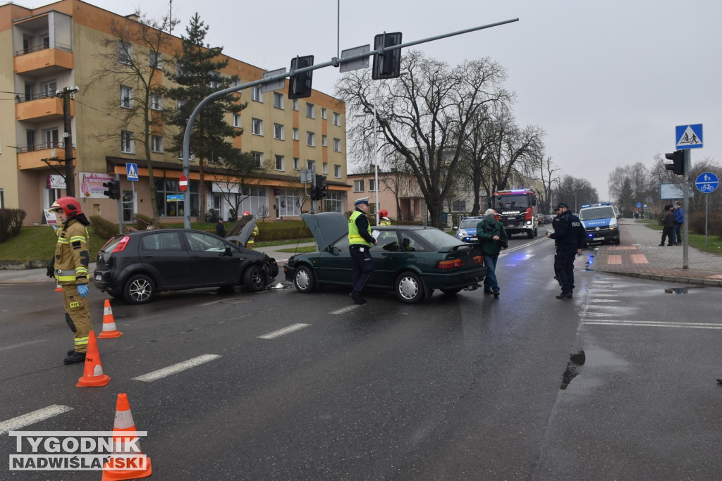 Wypadek na ul. Sienkiewicza w Tarnobrzegu