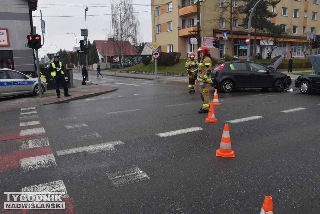Wypadek na ul. Sienkiewicza w Tarnobrzegu