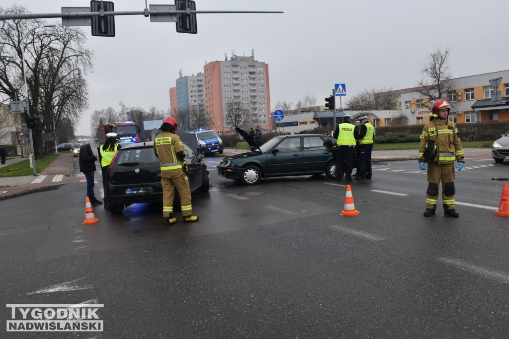 Wypadek na ul. Sienkiewicza w Tarnobrzegu