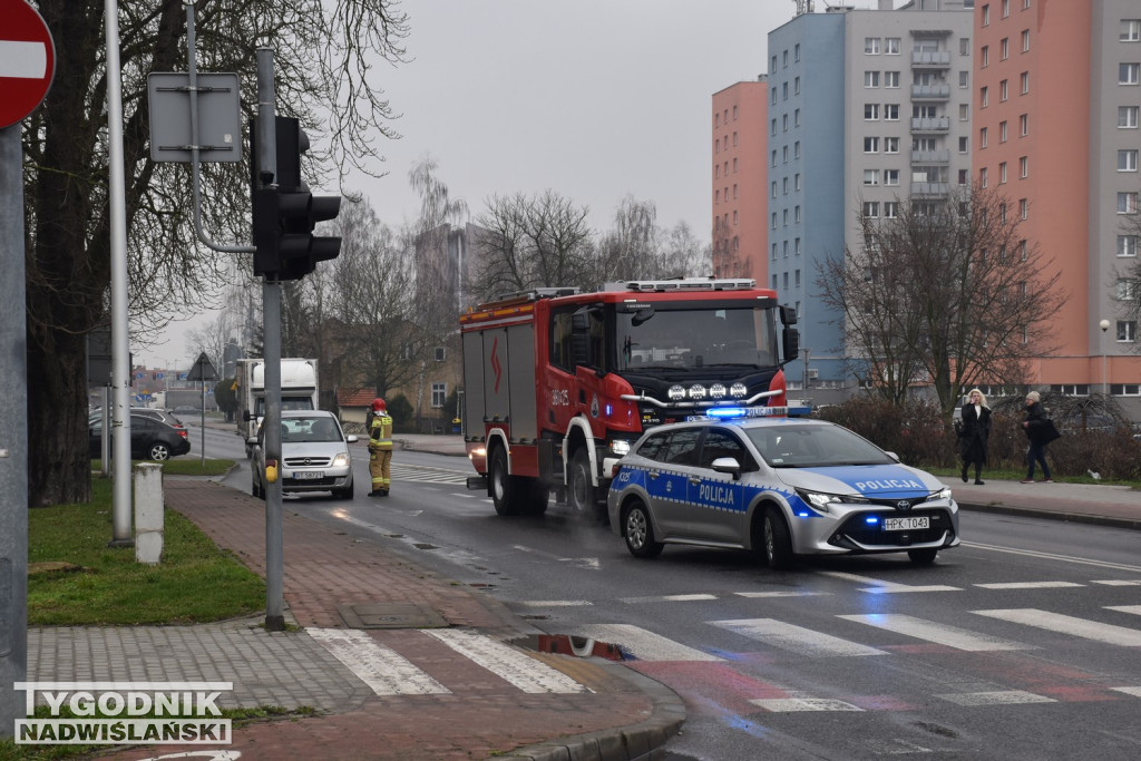 Wypadek na ul. Sienkiewicza w Tarnobrzegu