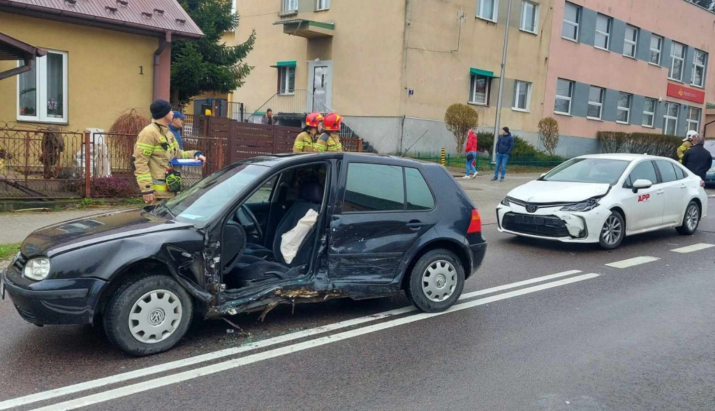 Wypadek na DK79 w Połańcu