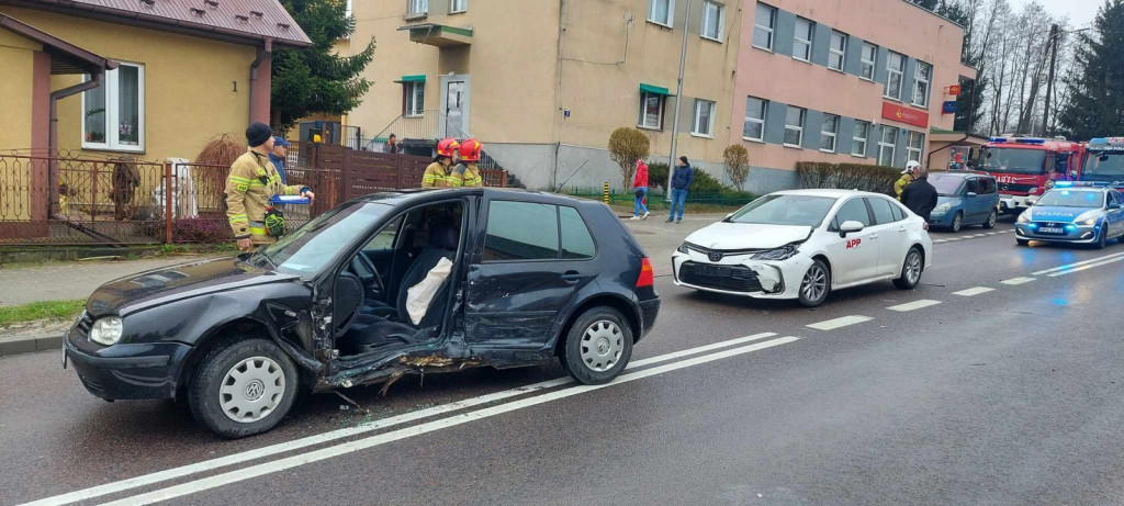 Wypadek na DK79 w Połańcu