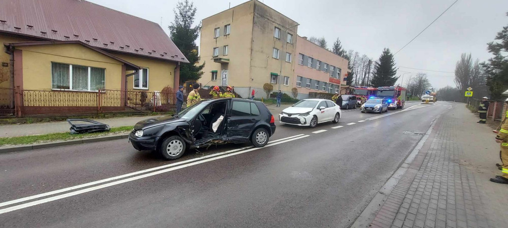 Wypadek na DK79 w Połańcu