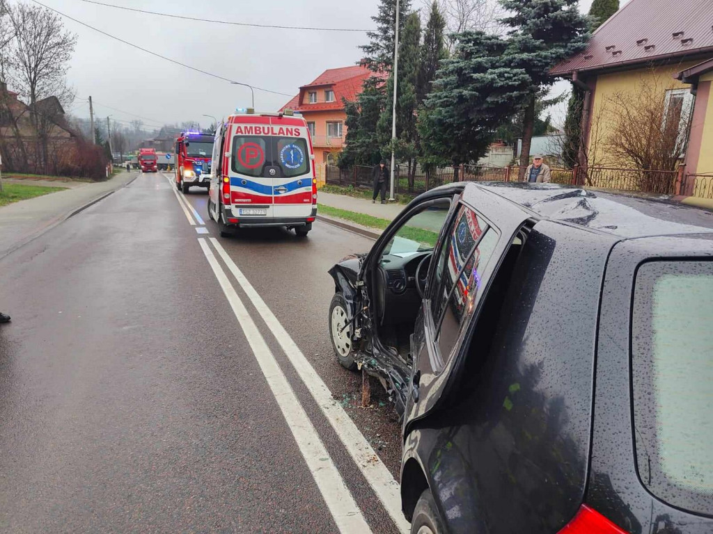 Wypadek na DK79 w Połańcu