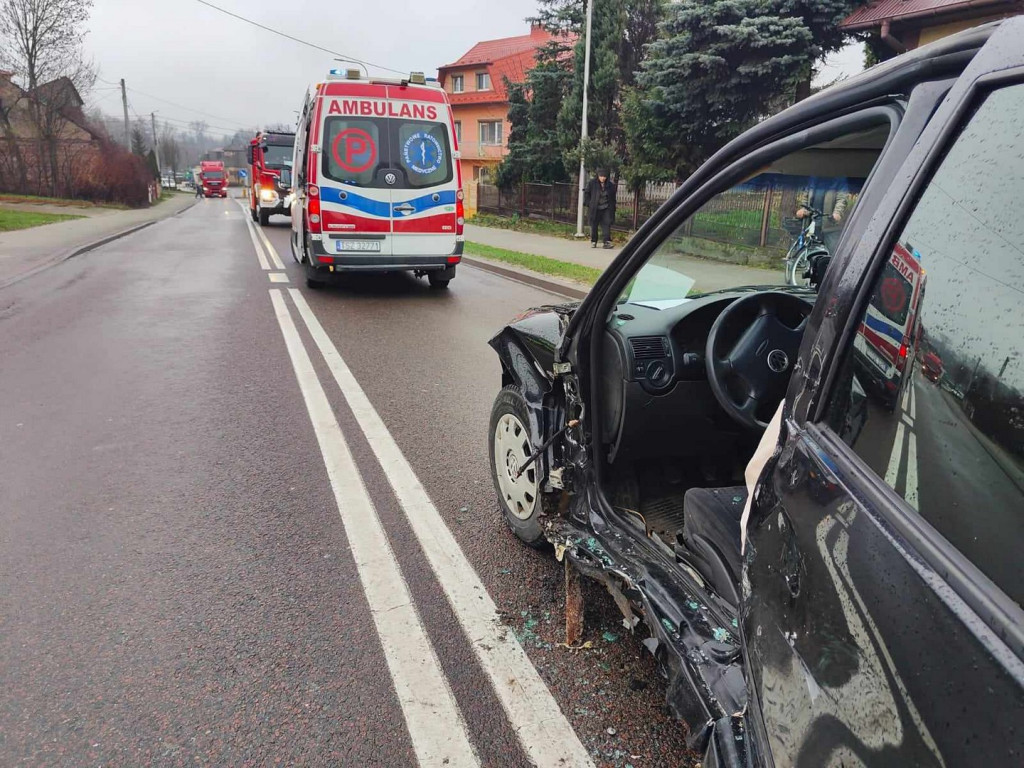 Wypadek na DK79 w Połańcu