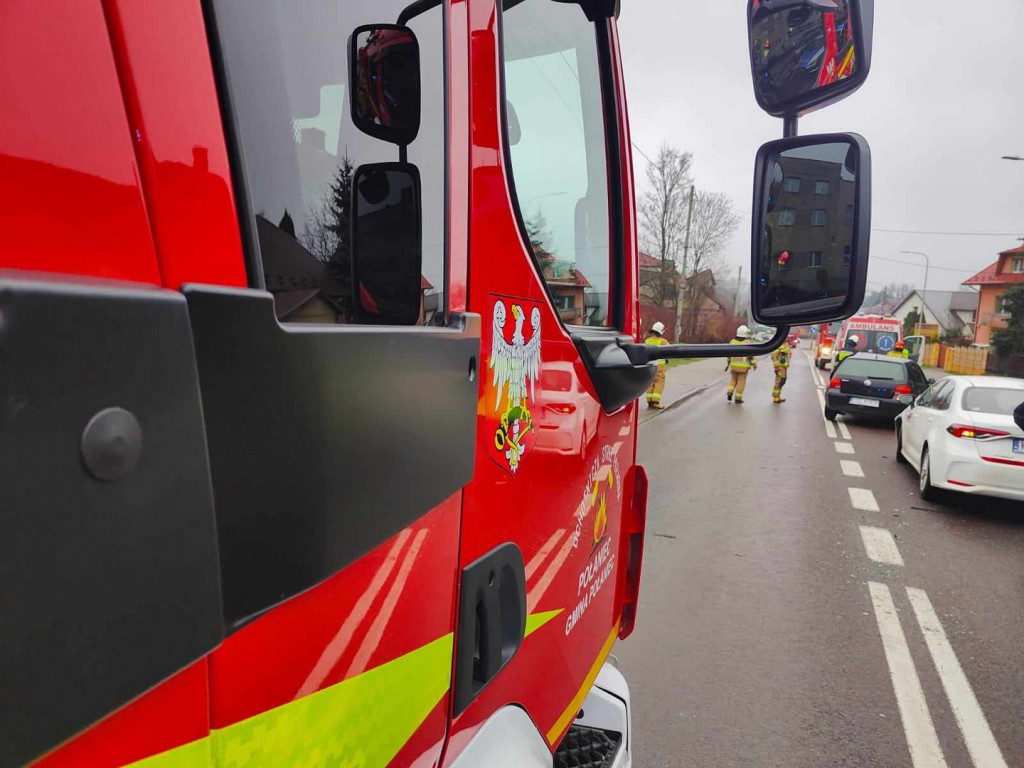 Wypadek na DK79 w Połańcu
