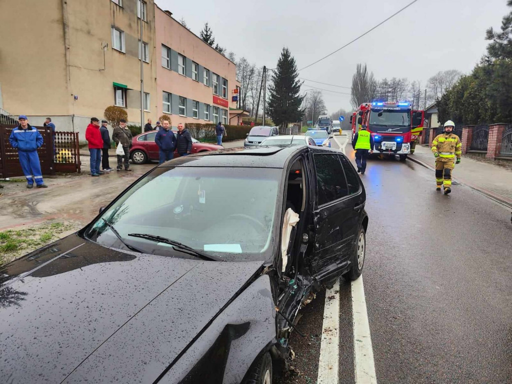 Wypadek na DK79 w Połańcu
