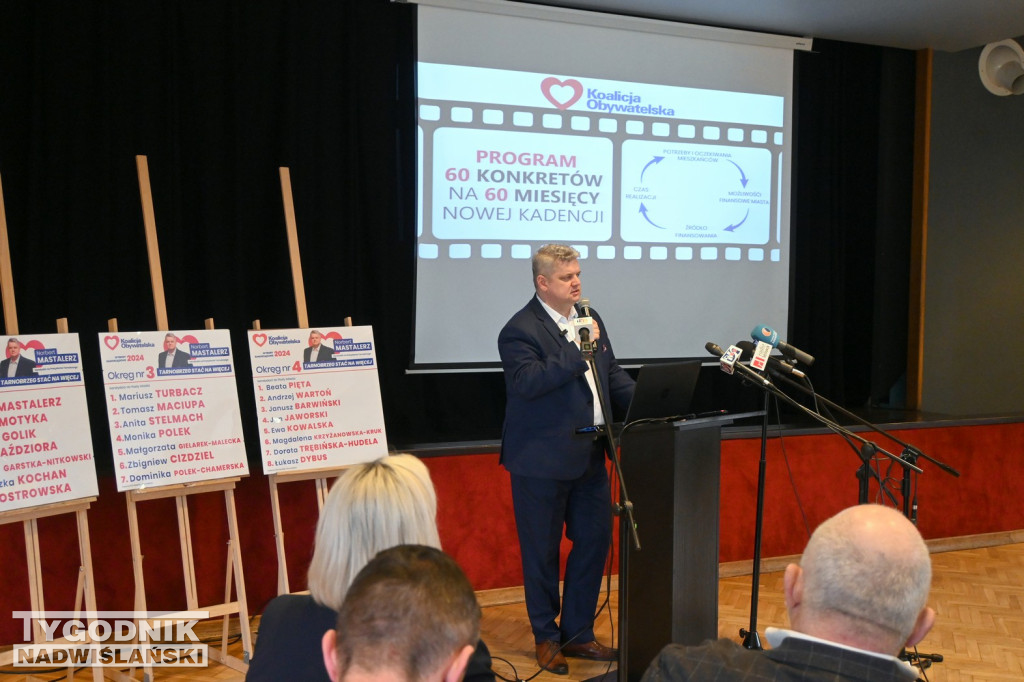 Konwencja programowa Norberta Mastalerza w Tarnobrzegu