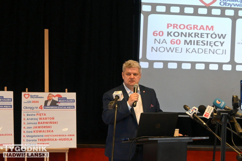 Konwencja programowa Norberta Mastalerza w Tarnobrzegu