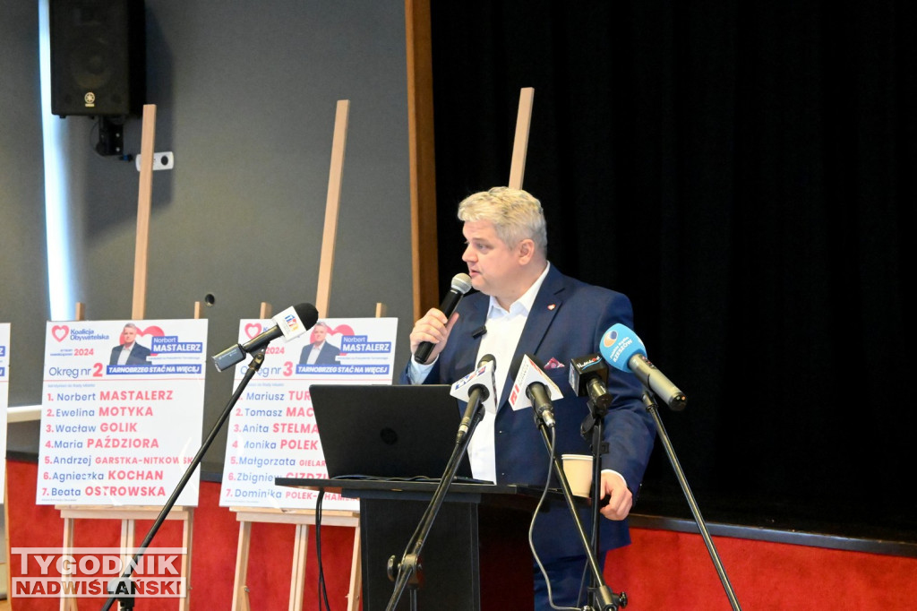 Konwencja programowa Norberta Mastalerza w Tarnobrzegu