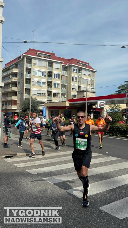 Paweł Paradowski przebiegł Maraton Rzymski