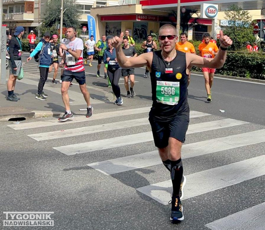 Paweł Paradowski przebiegł Maraton Rzymski