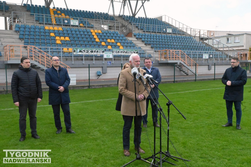 Stadionowa konferencja prezydenta Tarnobrzega